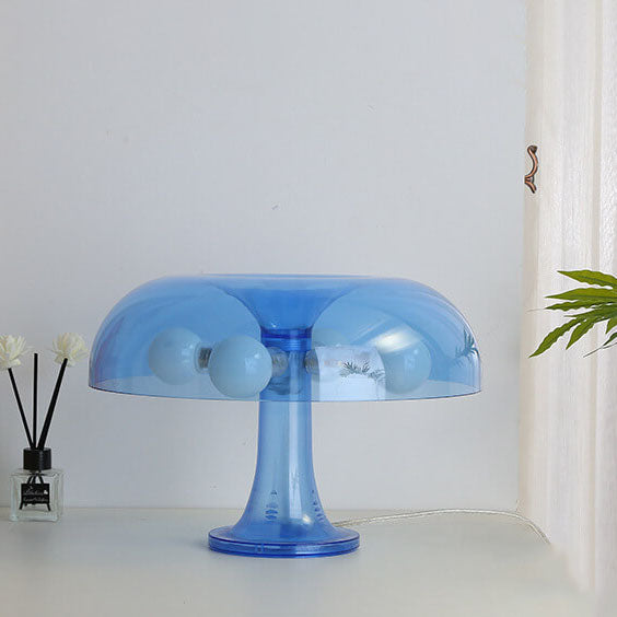 Mushroom Polyester Carbonate 4-Light Table Lamp