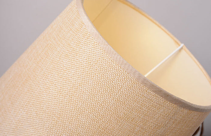 Style Twine Fabric Ceramic Table Lamp