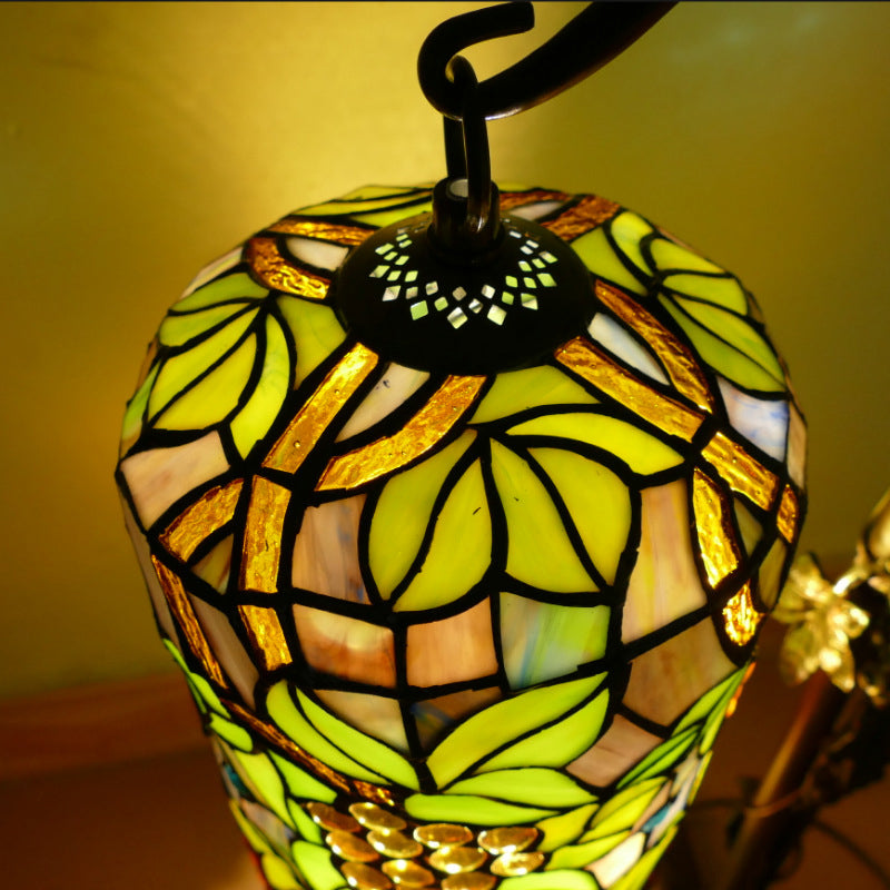 Column Iron Glass Living 2-Light Floor Lamp