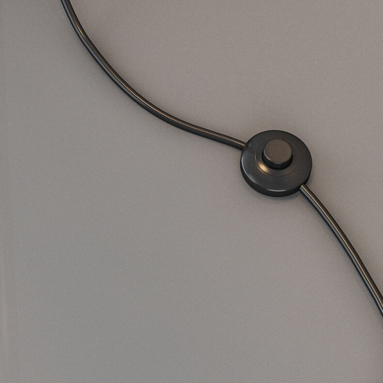 Black Tilt Fishing Rod Floor Lamp