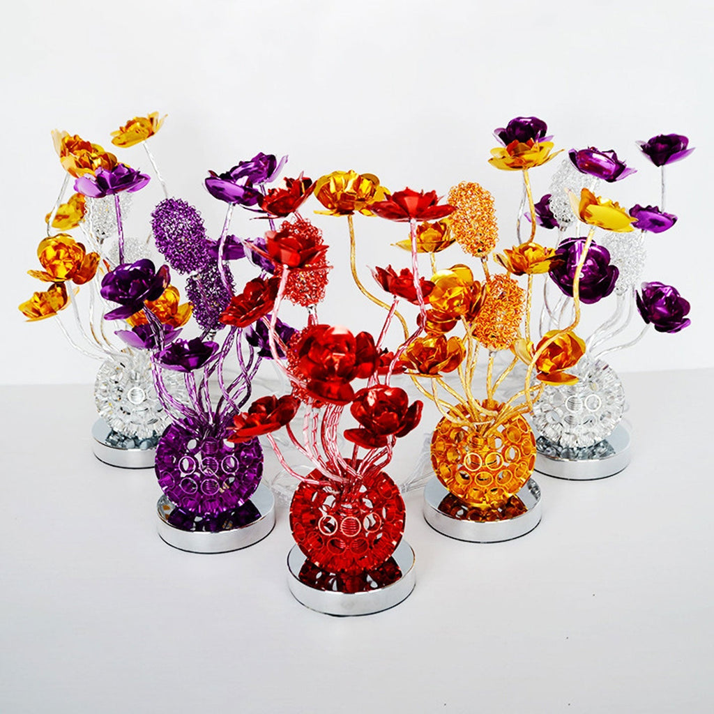 European-style Rose Aluminum Table Lamp
