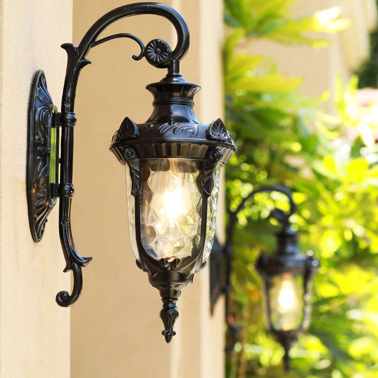 Cylinder Lantern Aluminum Glass Outdoor Light