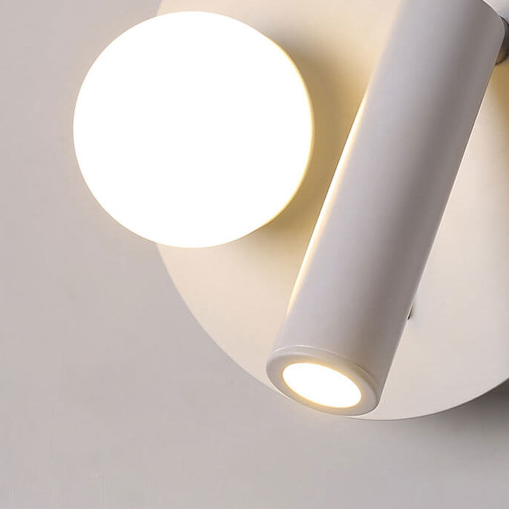 Round/Square Acrylic Iron Reading Wall Lamp