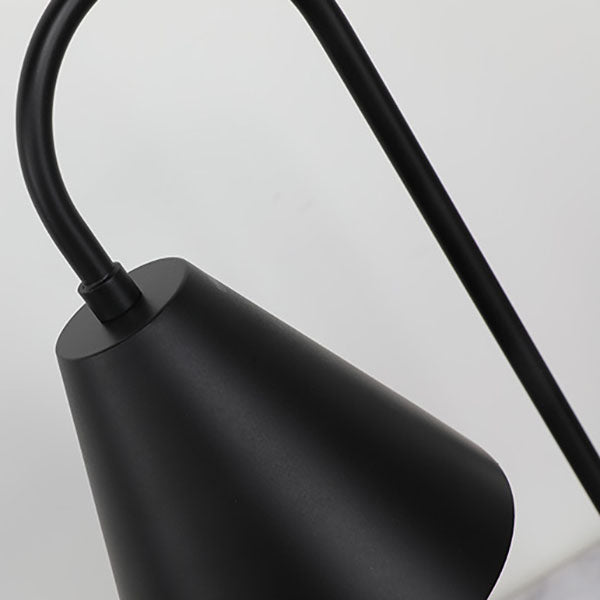 Hardware Cone Wood Dimming Table Lamp