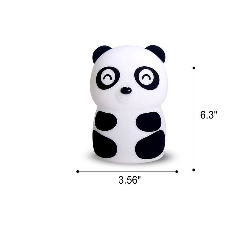 Cartoon Panda Silicone Pat Table Lamp