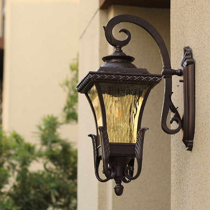 Aluminum Water-ripple Acrylic Patio Outdoor Light