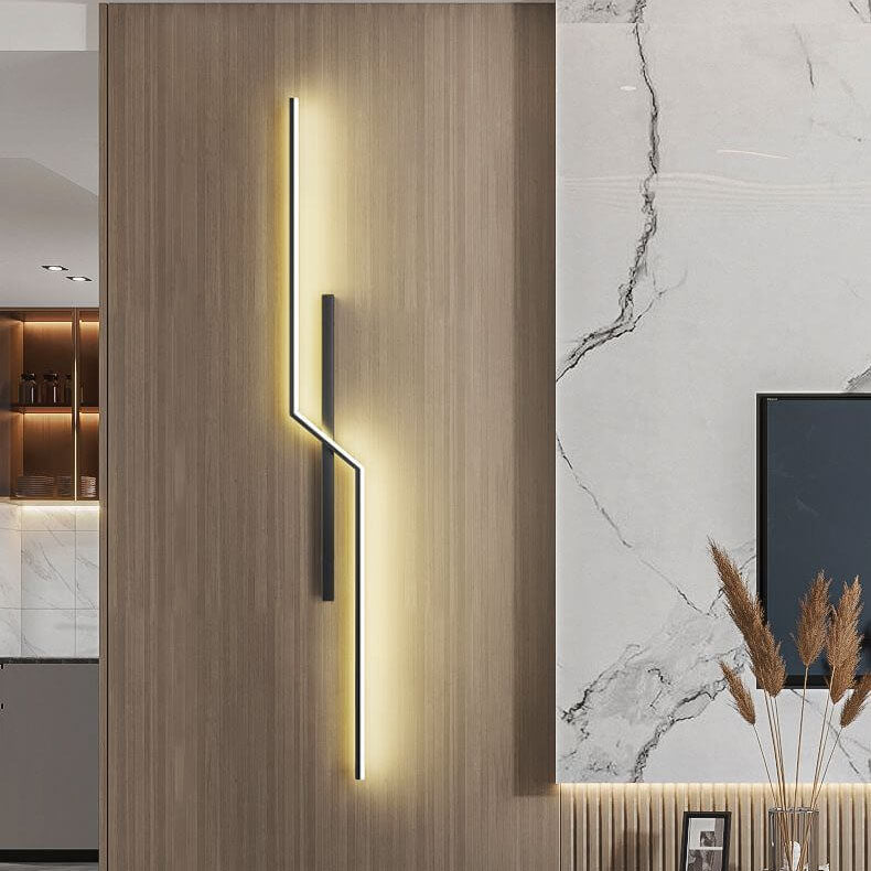 Geometry Lines Aluminum Iron Wall Lamp