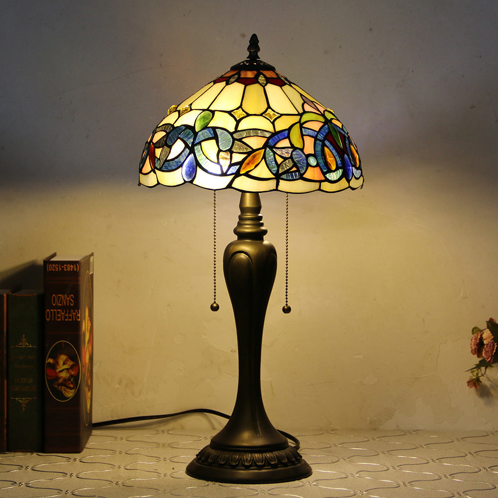 Petal Glass Resin Living Table Lamp