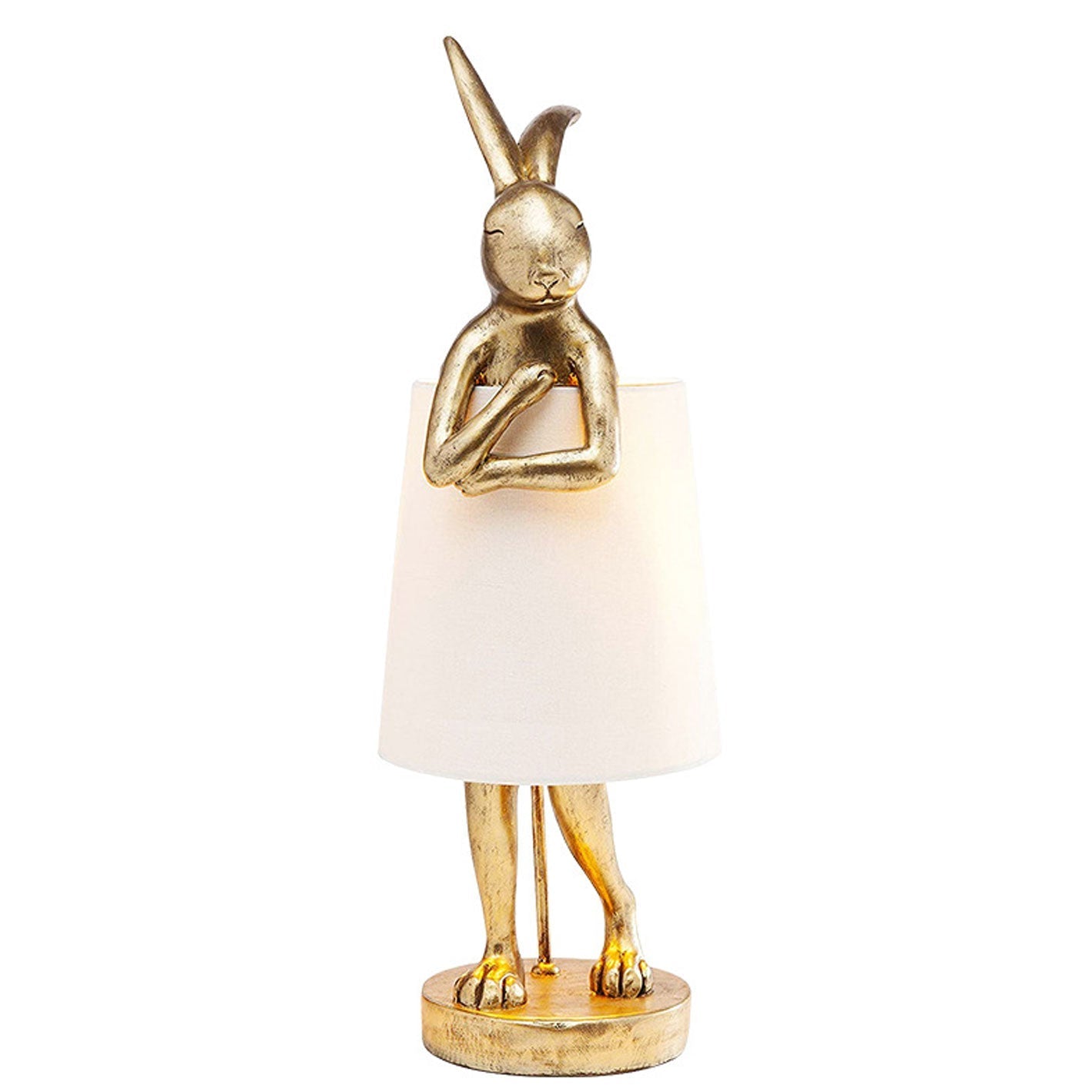 Apron Rabbit Resin Table Lamp
