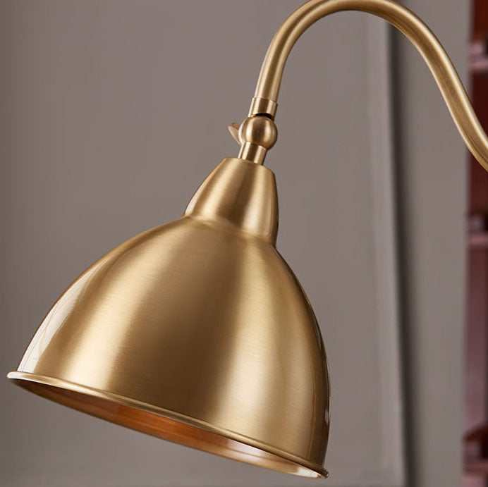 Arch Semi-Circular Full Copper Table Lamp