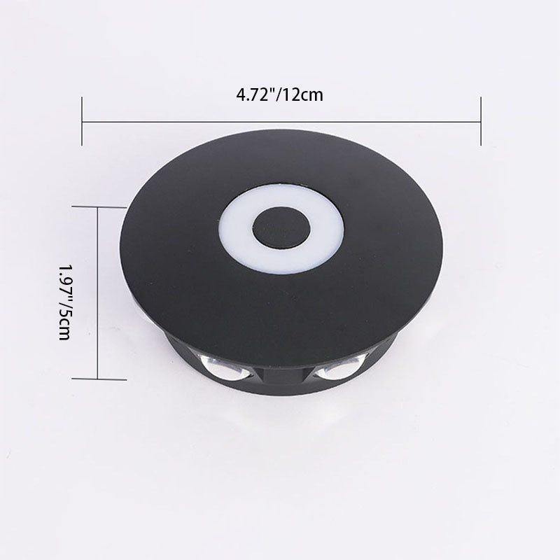 Aluminum Round Patio Outdoor Light