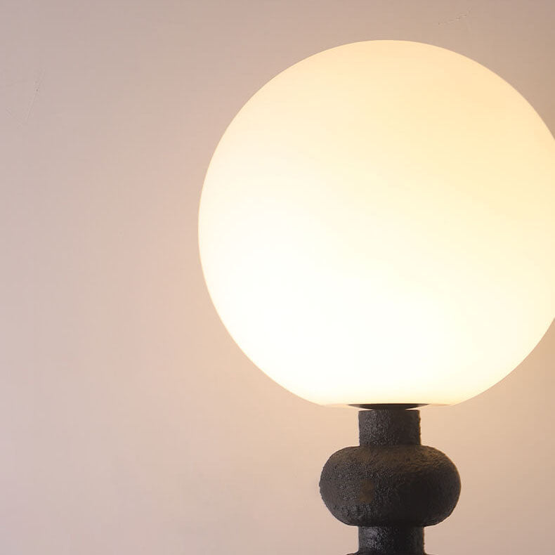 Resin Gourd Round Ball Floor Lamp