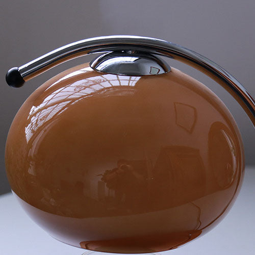 Glass Dome Solid Wood Table Lamp