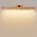 Wooden Strip Magnetic Mirror Wall Lamp