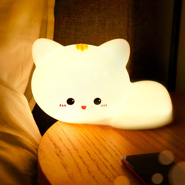 Cat Silicone Pat Remote Table Lamp