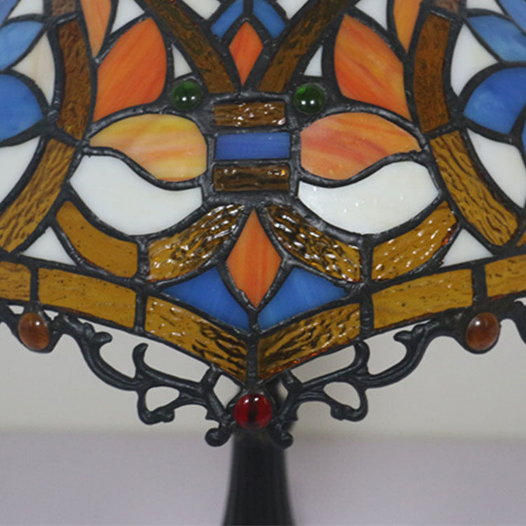 Resin Zinc Alloy Glass Table Lamp