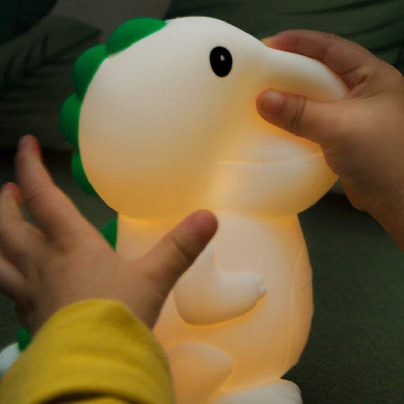 Cartoon Dinosaur Silicone Pat Table Lamp