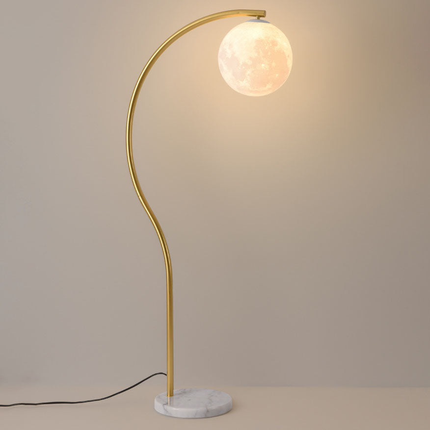 Iron Marble Floor Lamp