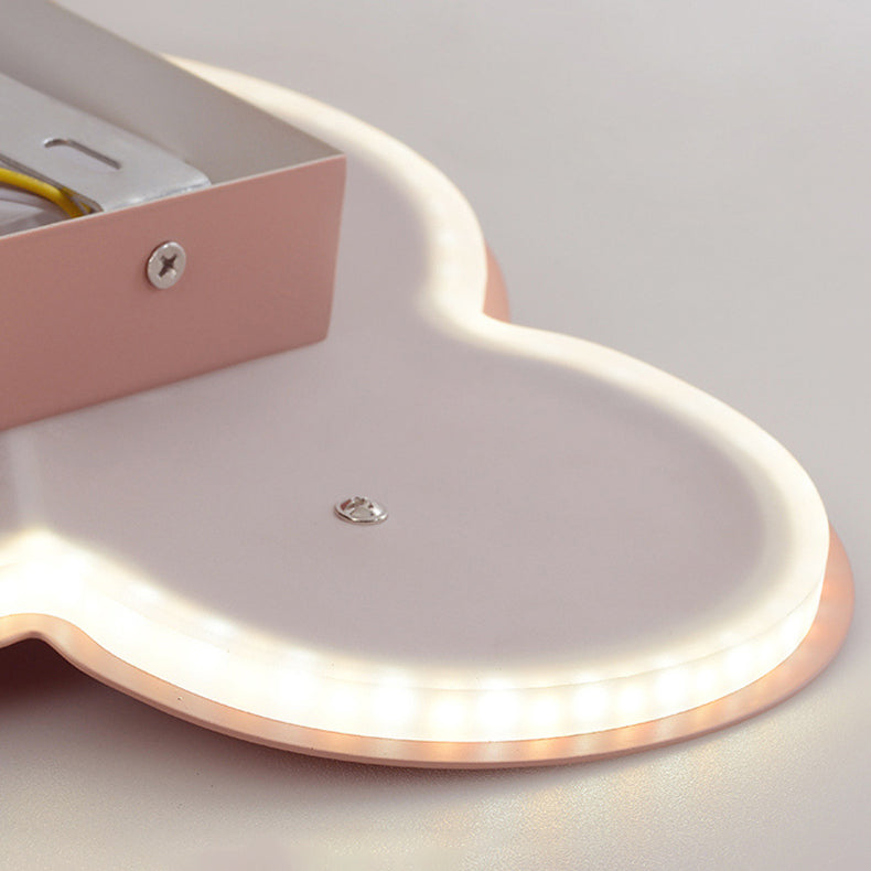Cartoon Smiley Cloud Iron Wall Lamp