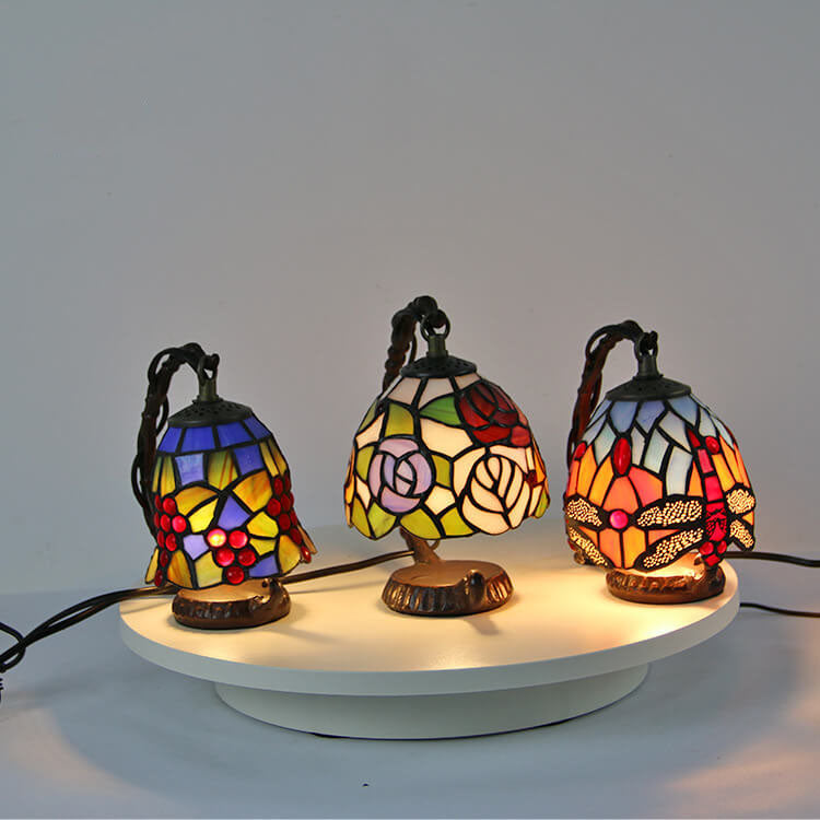 Glass Grape Shape Eye Table Lamp