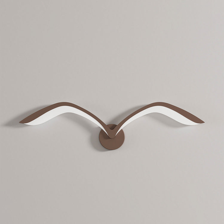 Iron Acrylic Gull Arch Wall Lamp