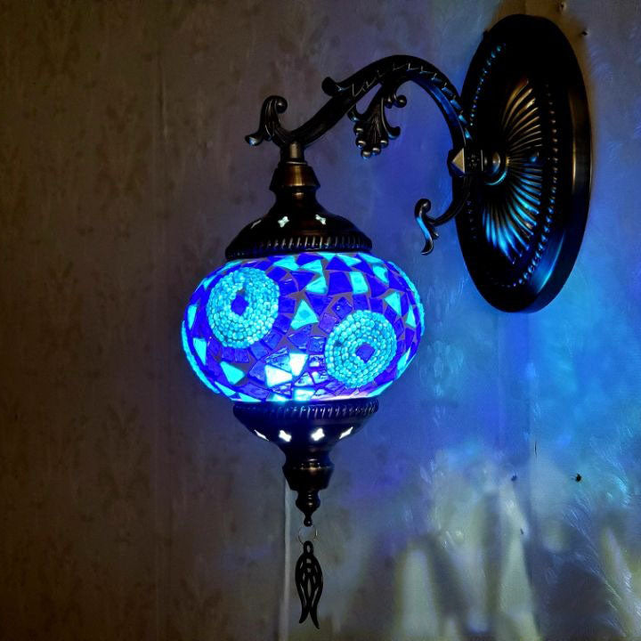 Exotic Cracked Glass Wall Lamp