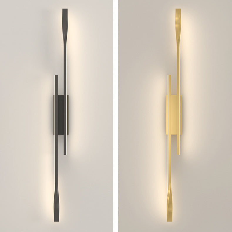 Aluminum Straight Line Silicone Wall Lamp