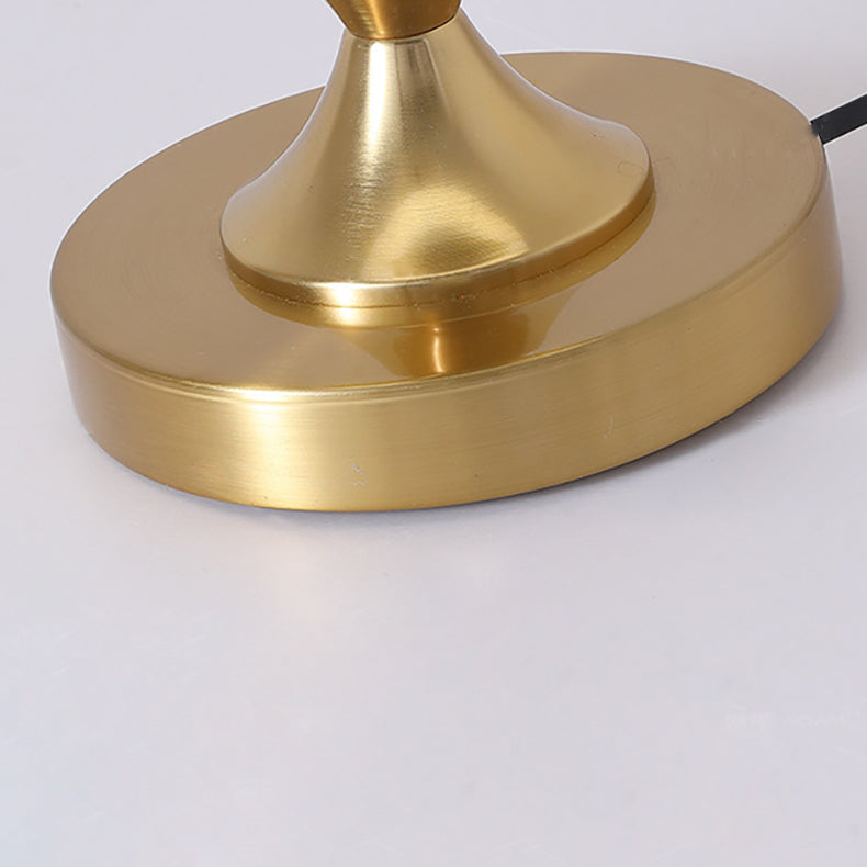 Round Bottle Disc Ash Table Lamp