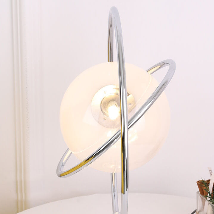 Planet Glass Iron Table Lamp