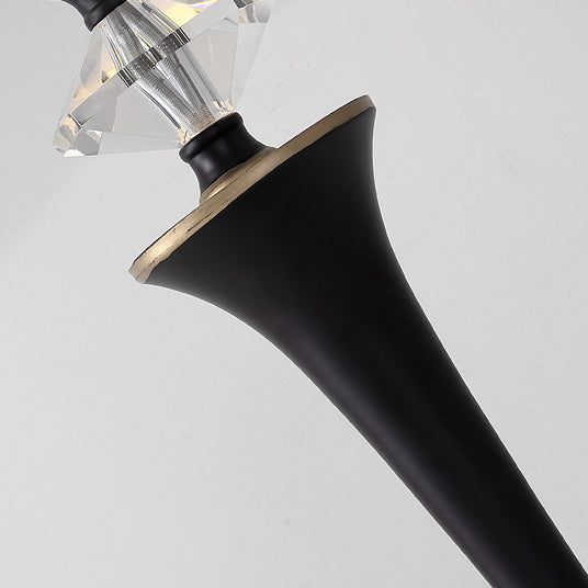 Pleated Fabric Iron Bedroom Table Lamp