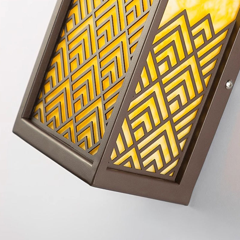 Stainless Steel Imitation Marble Outdoor Light