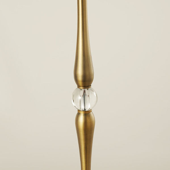 Fabric Pleated Cone Long Table Lamp