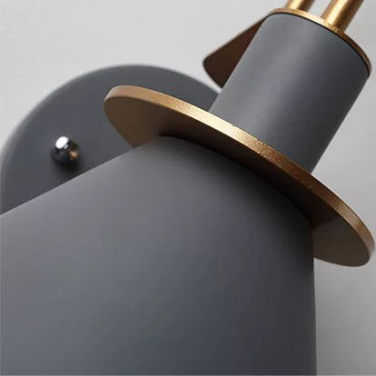 Macaron Horn Iron Hallway Wall Lamp