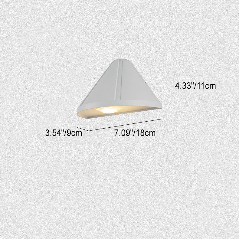Triangle Cone Aluminum Lens Outdoor Light