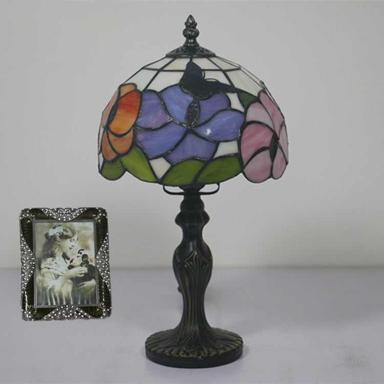 Dome Flower Zinc Alloy Table Lamp