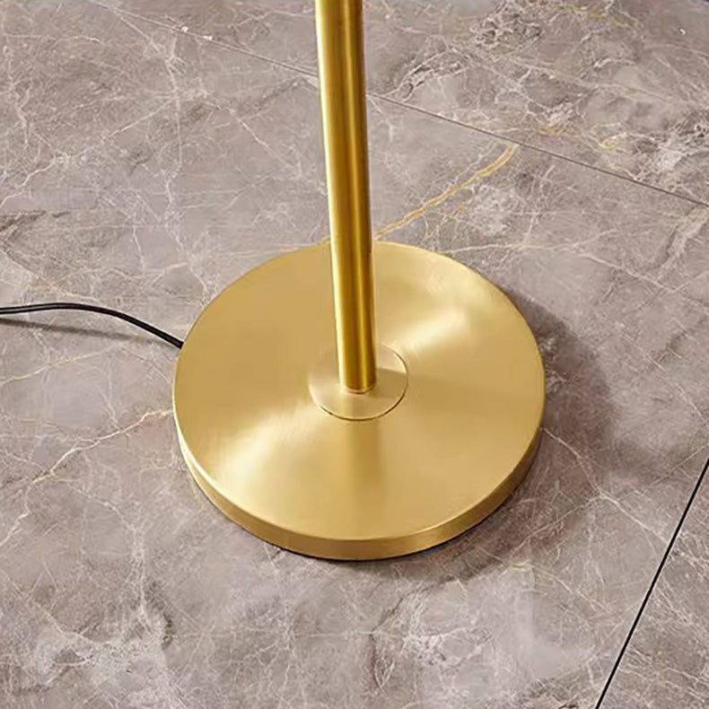 Fabric Jade All Copper Floor Lamp