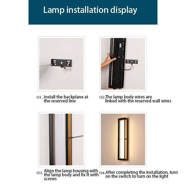 Aluminum Cubic Acrylic Garden Outdoor Light