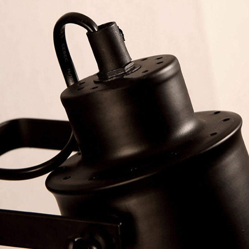 Iron Cylinder Entertainment Room Wall Lamp