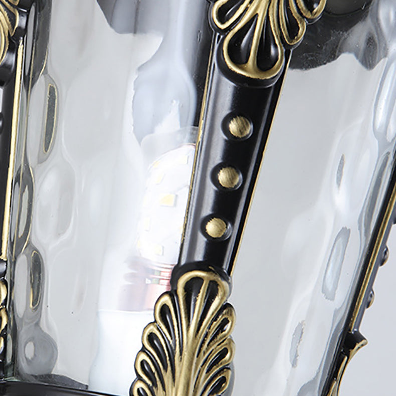 Quadrangle Pointed Cylinder Aluminum Outdoor Light