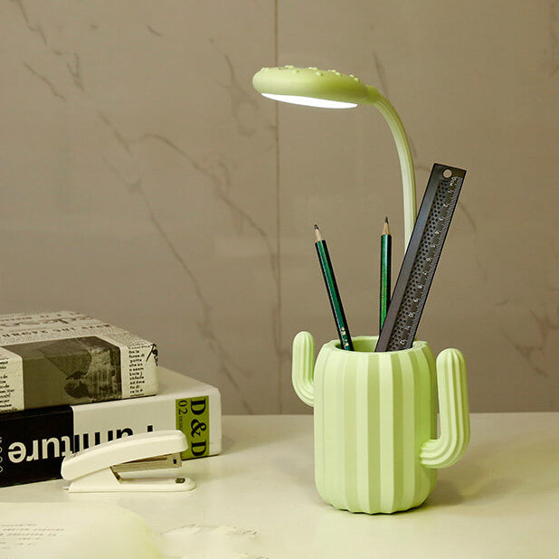 Foldable Cactus Design Eye Table Lamp
