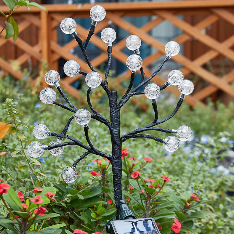 Solar Modern Simple Crystal Outdoor Light