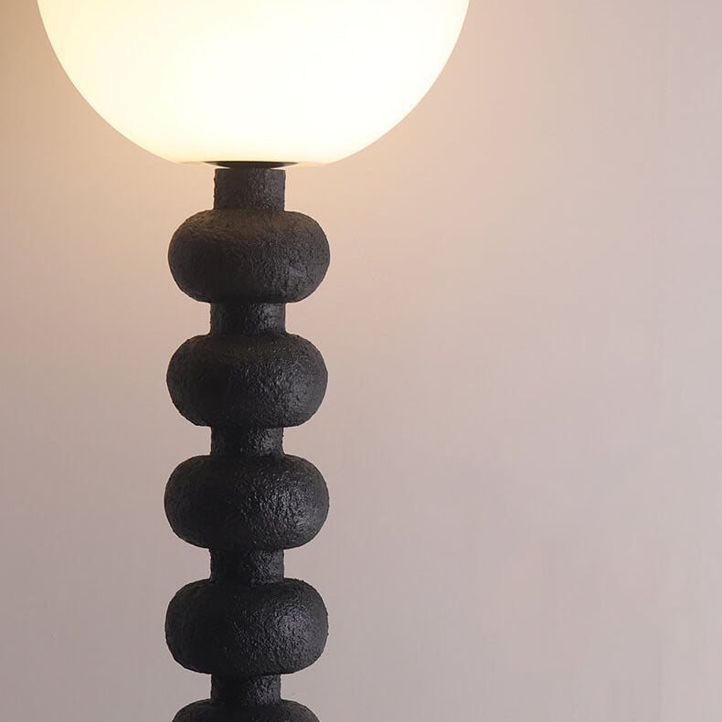 Resin Gourd Round Ball Floor Lamp