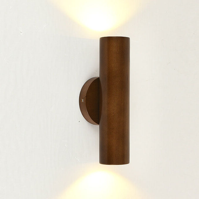 Warm Solid Wood Strip Wall Lamp
