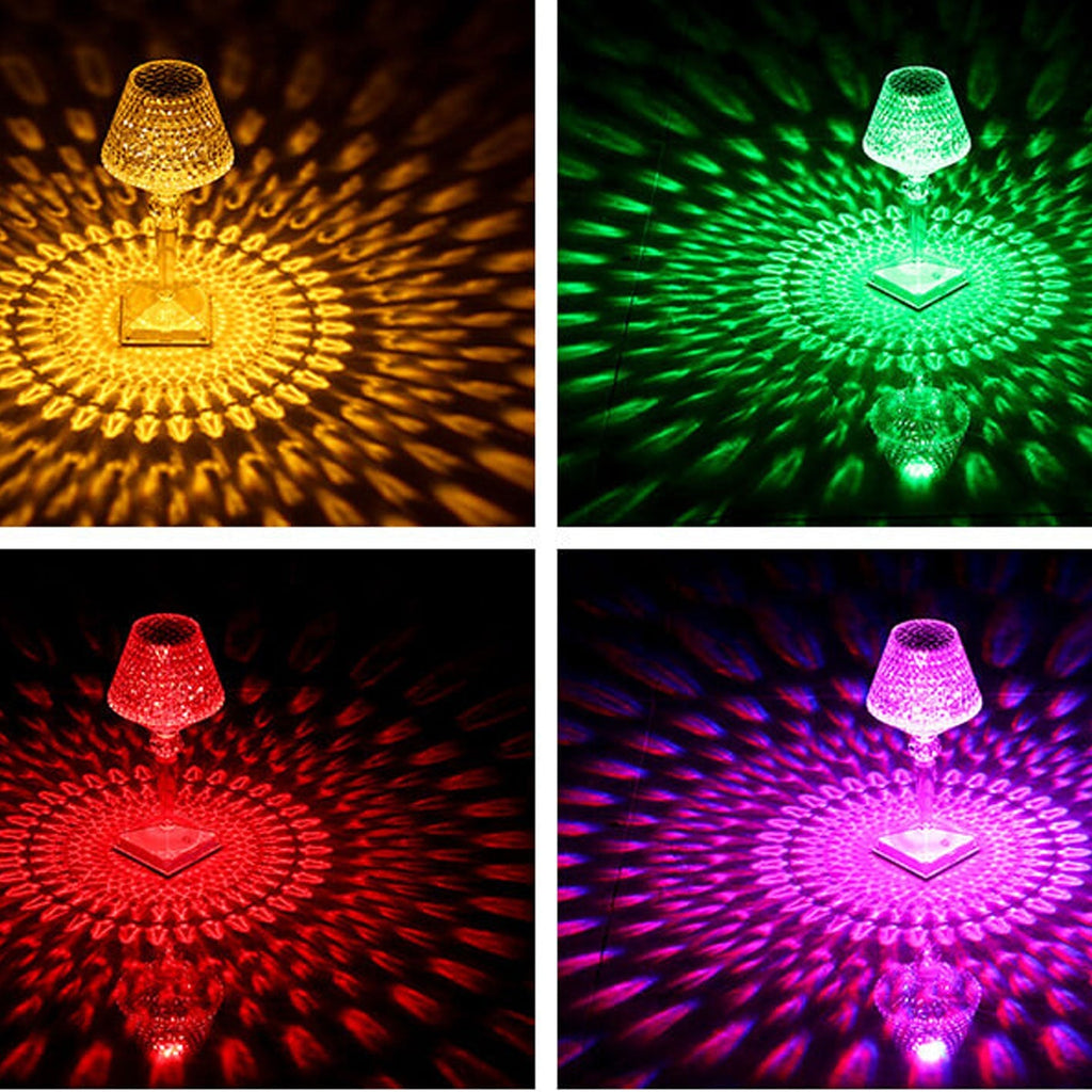 Acrylic Diamond Wine Glass Table Lamp