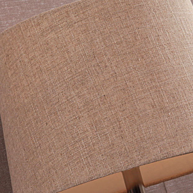 Oval Pot Ceramic Fabric Table Lamp