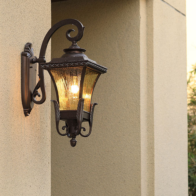 Aluminum Water-ripple Acrylic Patio Outdoor Light