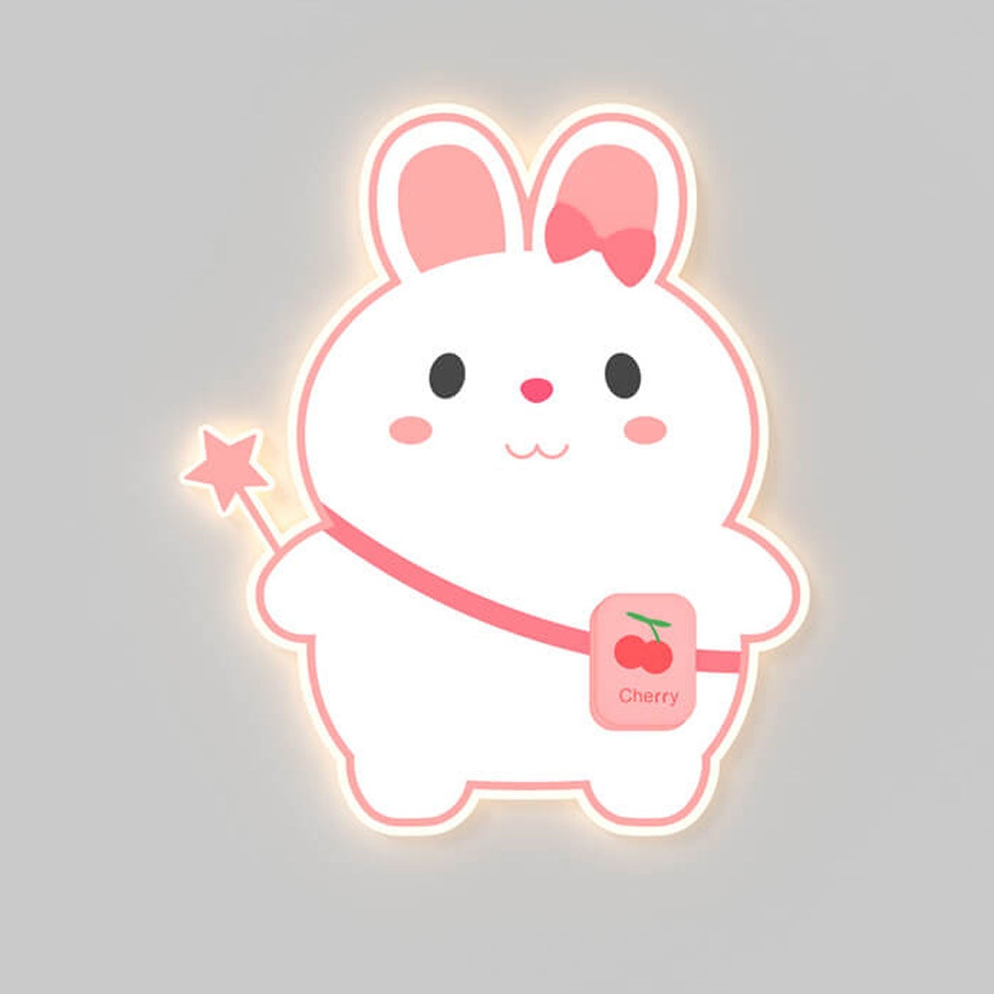 Cartoon Rabbit Unicorn Kids Wall Lamp
