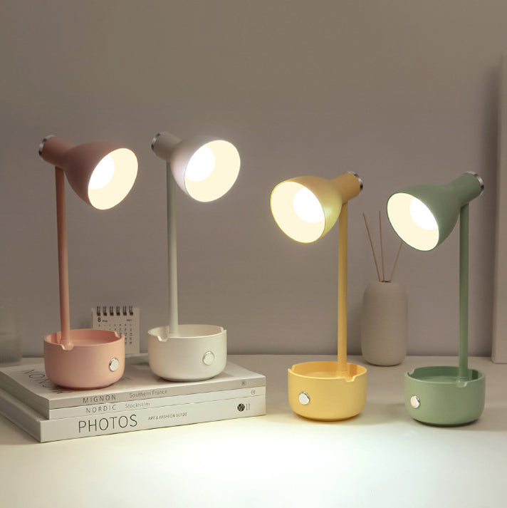 Round Horn Plastic ABS Table Lamp