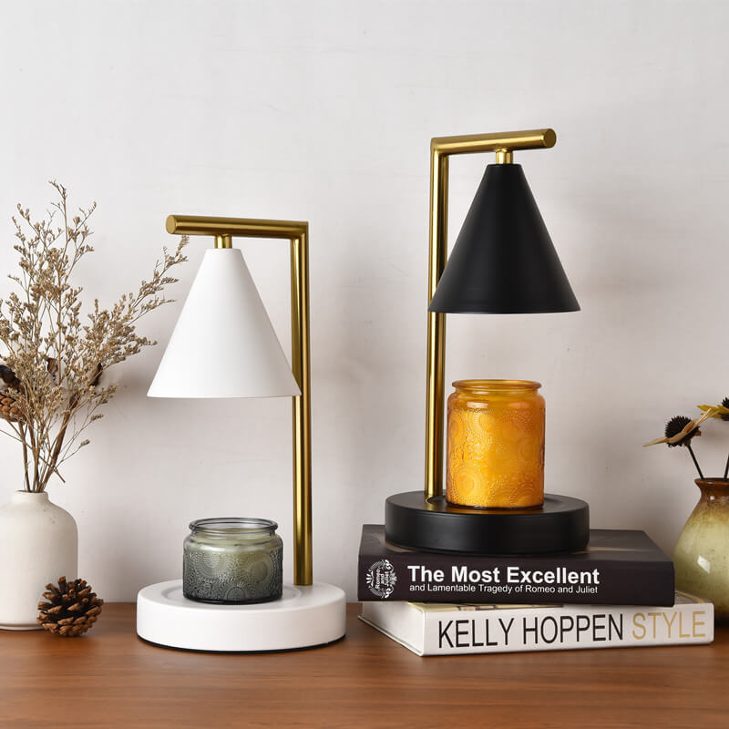 Cone Right Angle Arm Table Lamp