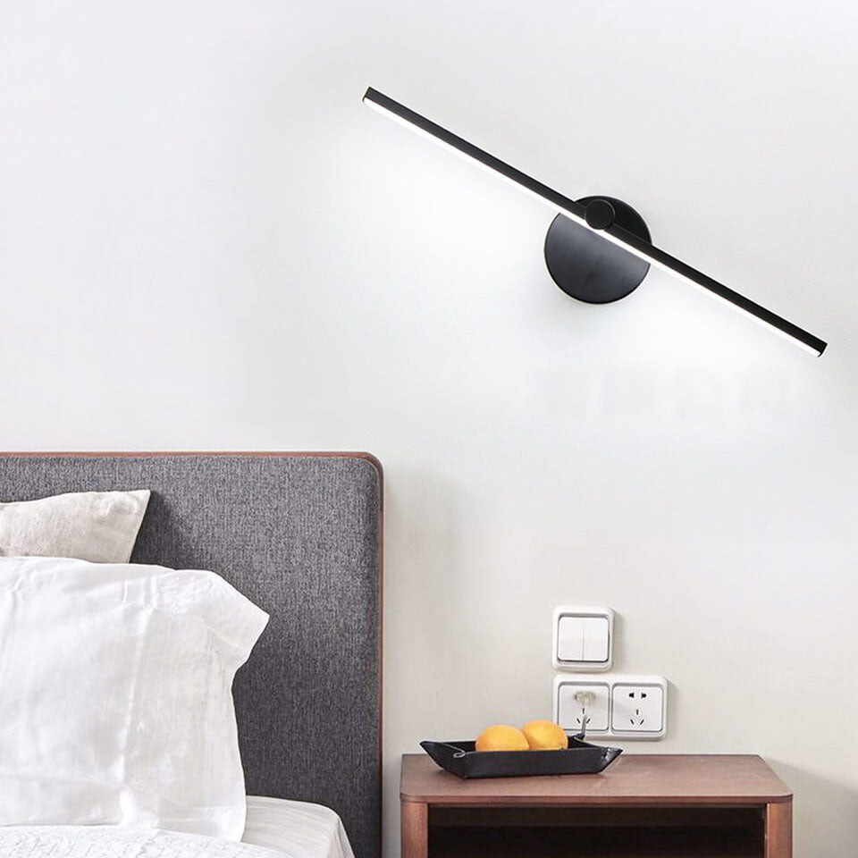 Aluminum Long Bar Switch Wall Lamp